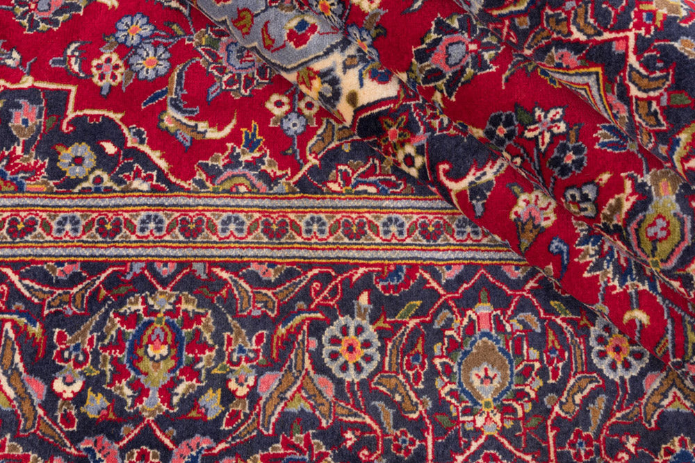 Perserteppich - Keshan - 308 x 204 cm - rot