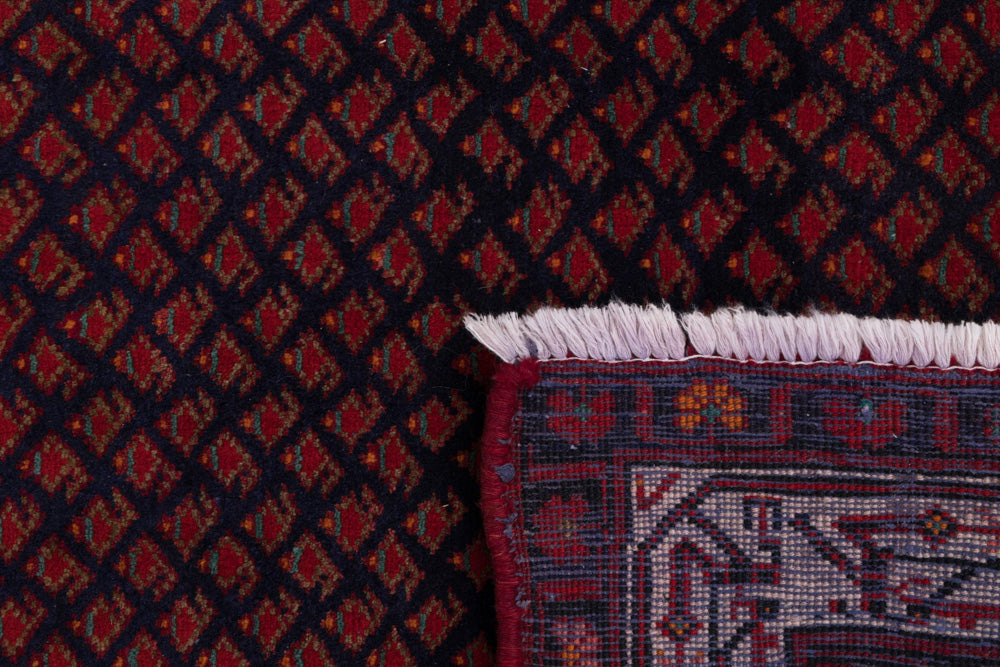 Perserteppich - Nomadic - 215 x 138 cm - dunkelrot