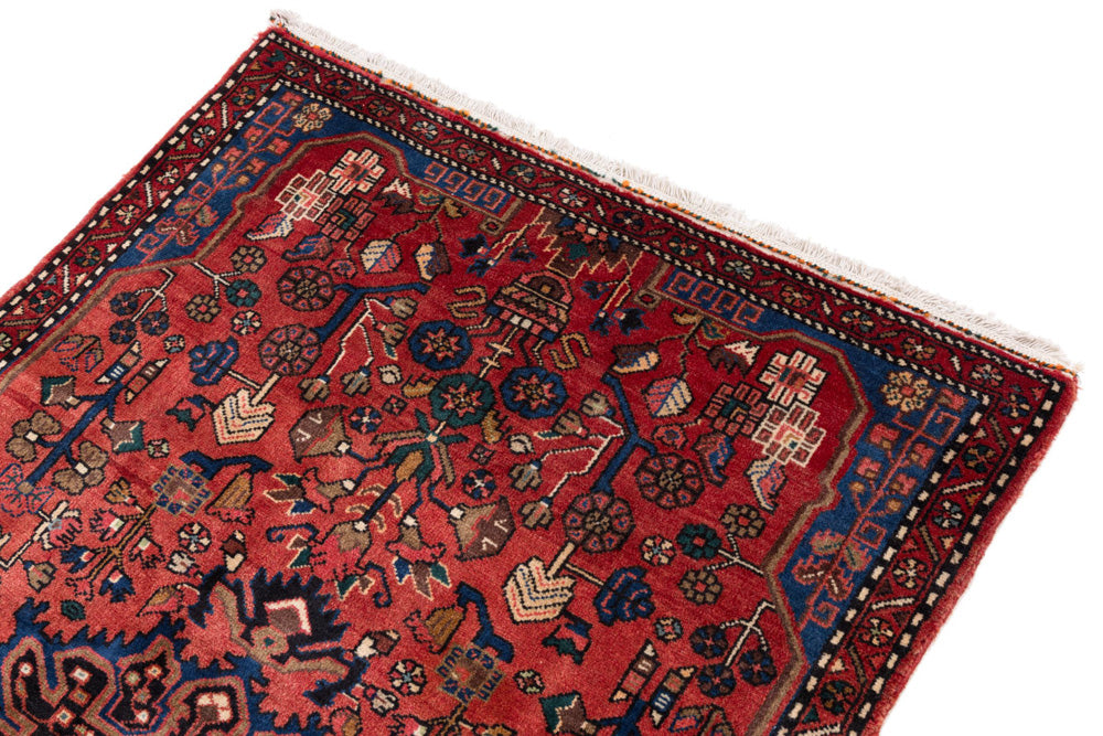 Perserteppich - Nomadic - 180 x 115 cm - rot