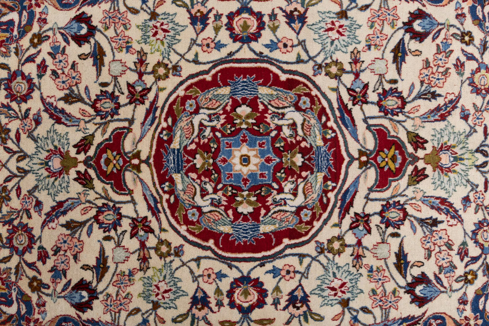 Perserteppich - Isfahan - Premium - 207 x 148 cm - creme