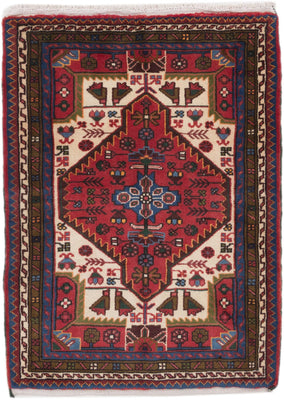Perserteppich - Nomadic - 115 x 85 cm - rot