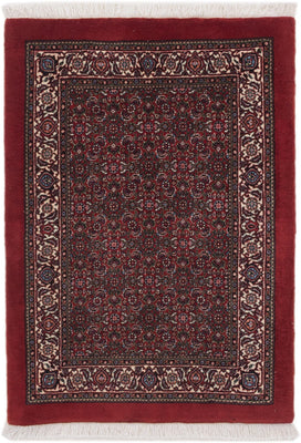 Perserteppich - Bidjar - Royal - 100 x 70 cm - dunkelrot