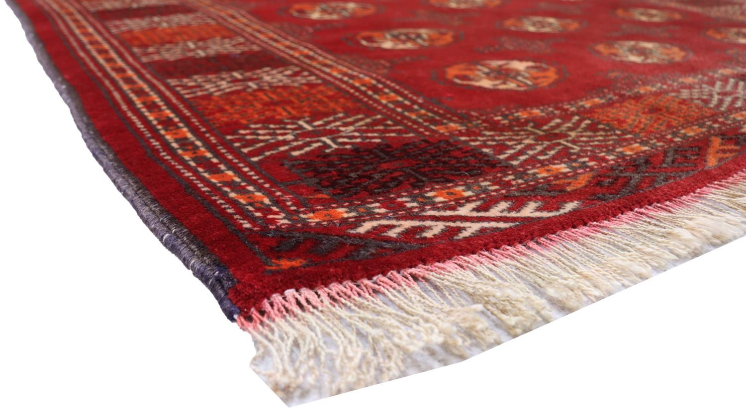 Tappeto Turkaman - 144 x 110 cm - rosso