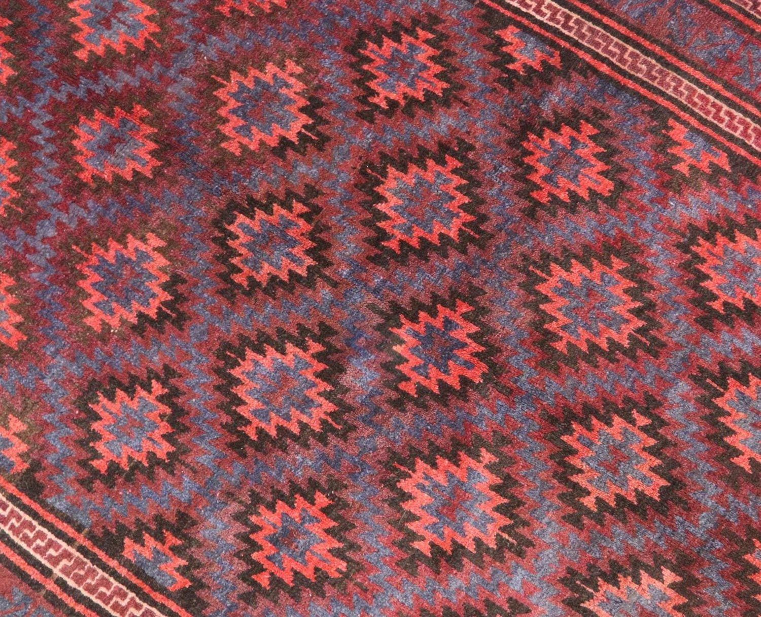 Tappeto Belutsch - 180 x 121 cm - rosso scuro