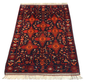 Tappeto afgano - 172 x 100 cm - rosso