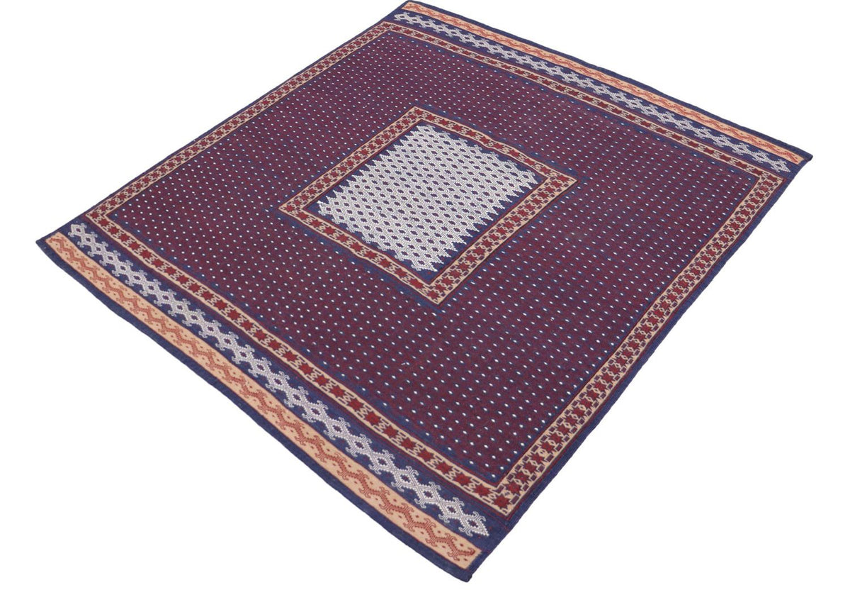 Tappeto Kelim - Orientale - 146 x 135 cm - blu