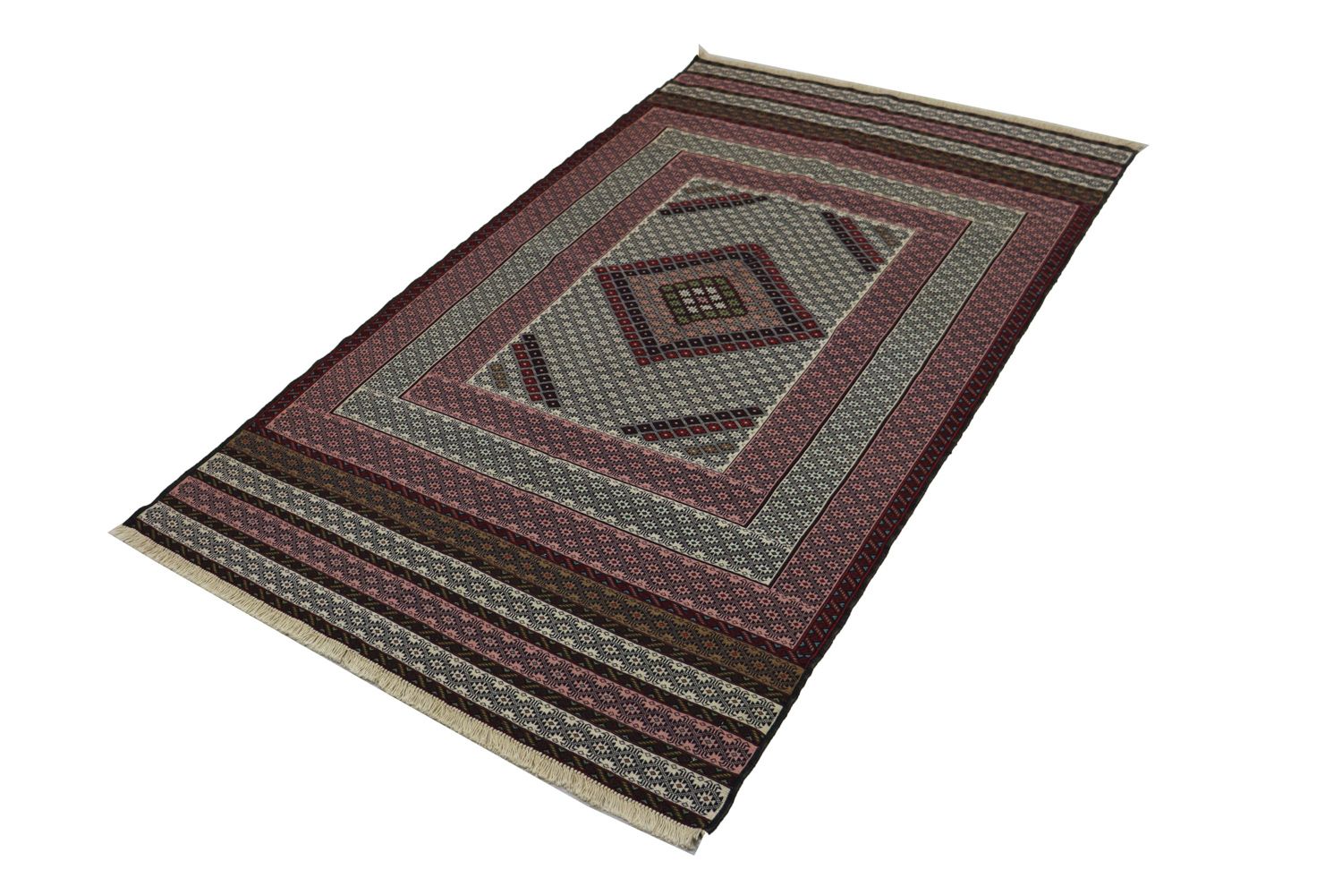 Tappeto Kelim - Orientale - 205 x 129 cm - blu