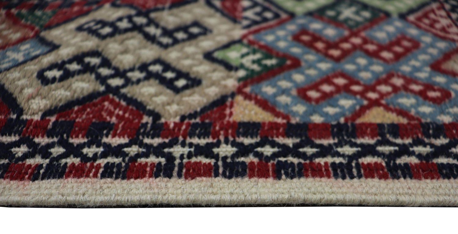 Tappeto Kelim - Orientale quadrato  - 205 x 178 cm - blu