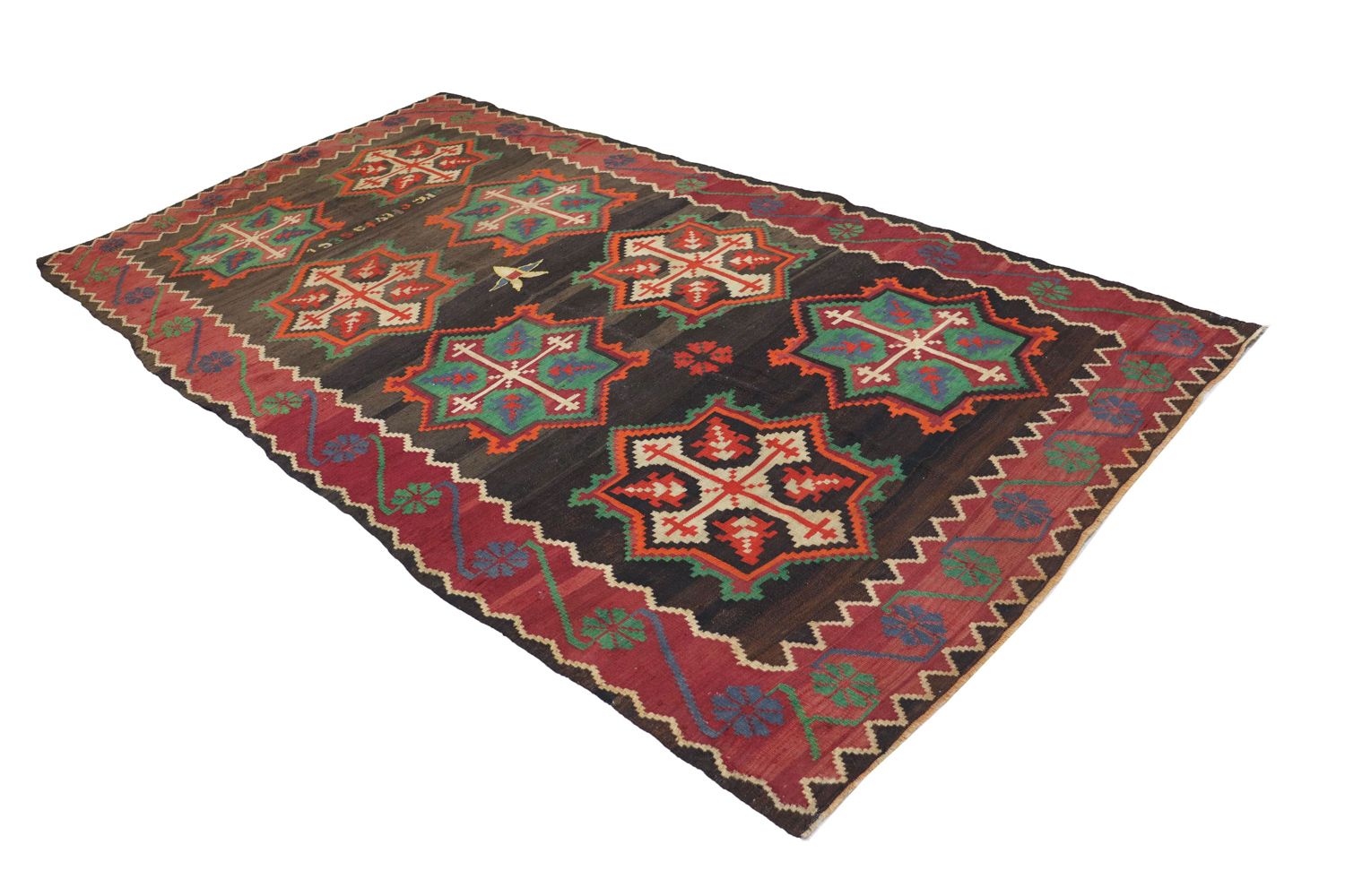 Tappeto Kelim - Orientale - 303 x 158 cm - blu