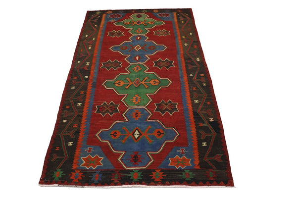 Tappeto Kelim - Orientale - 284 x 165 cm - rosso