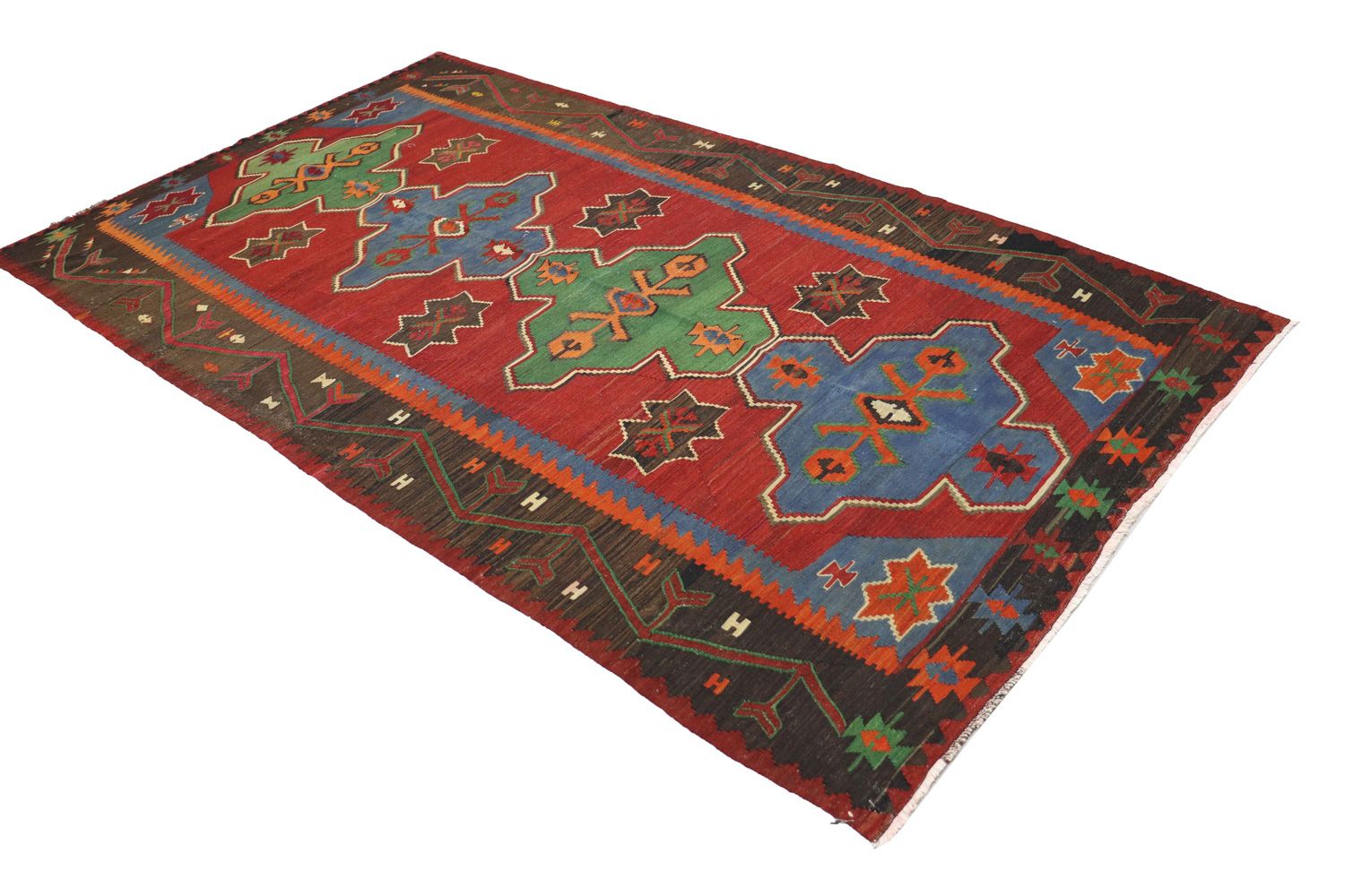 Tappeto Kelim - Orientale - 284 x 165 cm - rosso