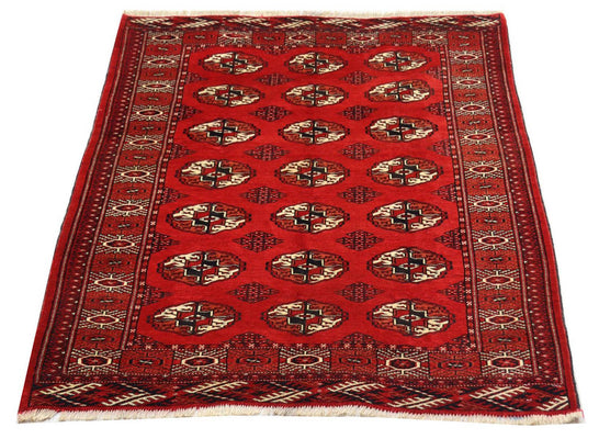 Tappeto afgano - 152 x 118 cm - rosso
