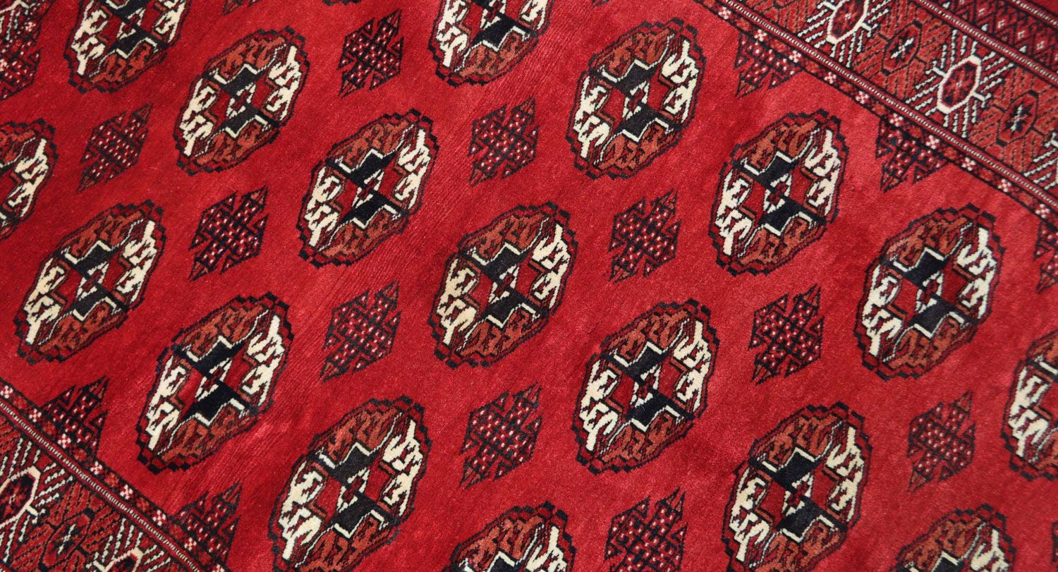 Tappeto afgano - 152 x 118 cm - rosso