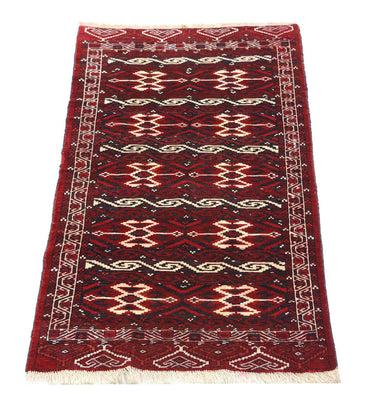 Tappeto afgano - Bukhara - 165 x 90 cm - rosso scuro