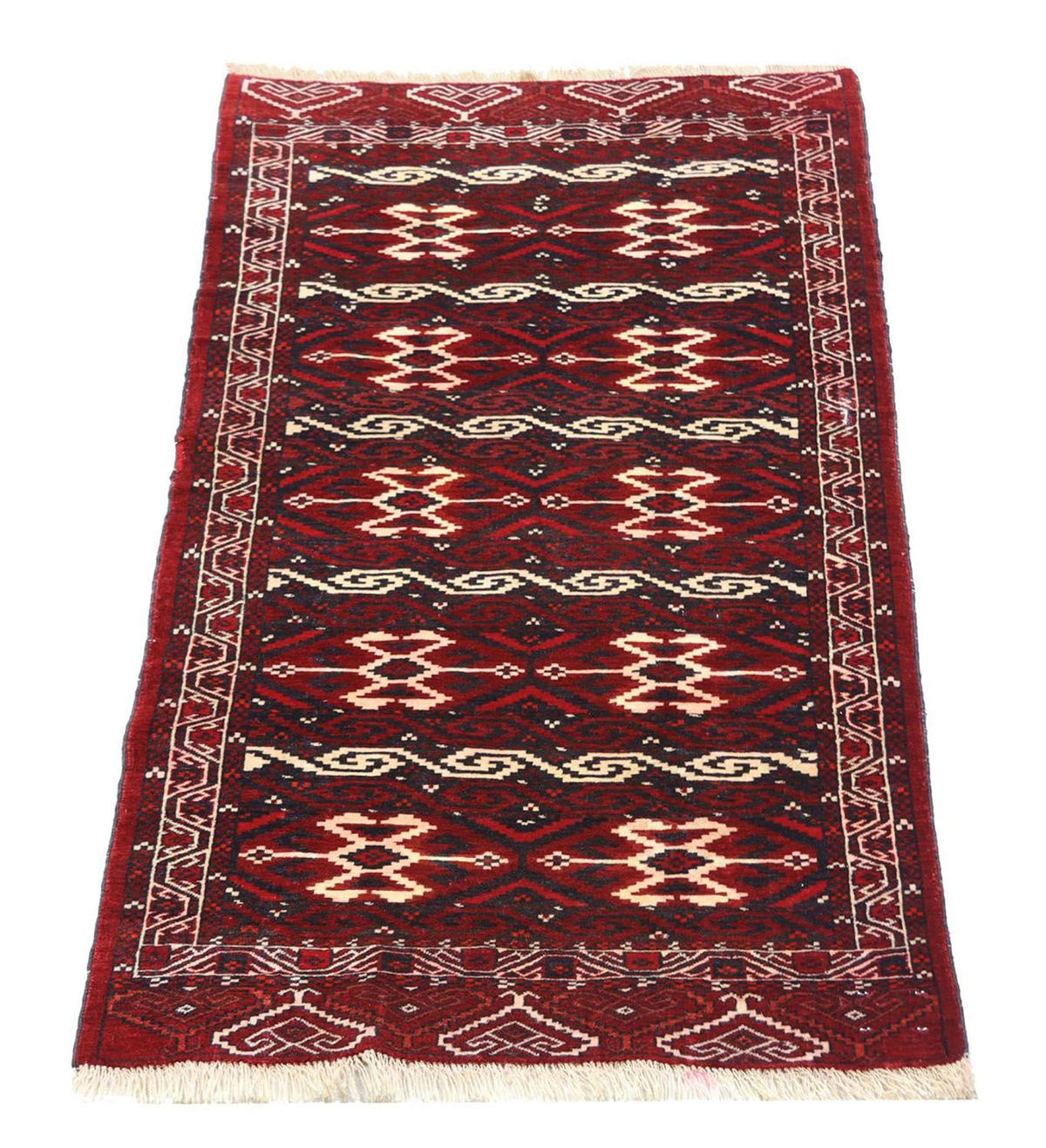 Tappeto afgano - Bukhara - 165 x 90 cm - rosso scuro