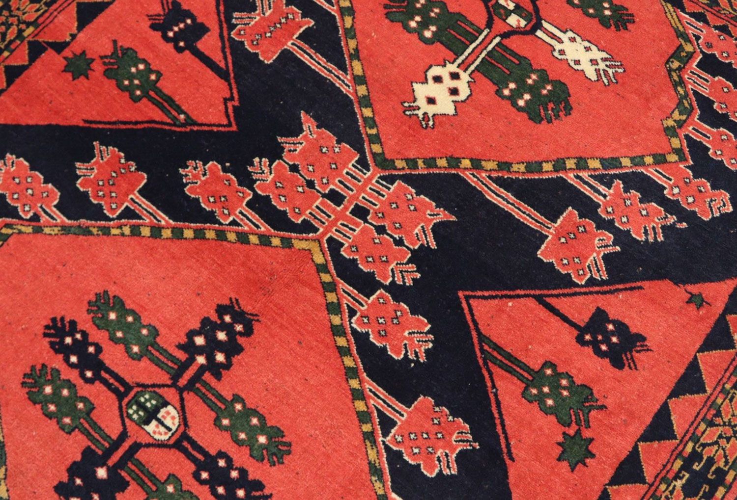 Tappeto afgano - 154 x 126 cm - rosso