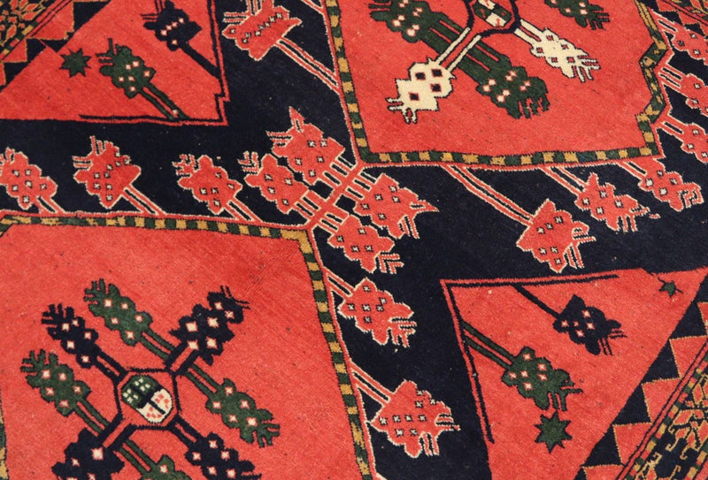 Tappeto afgano - 154 x 126 cm - rosso