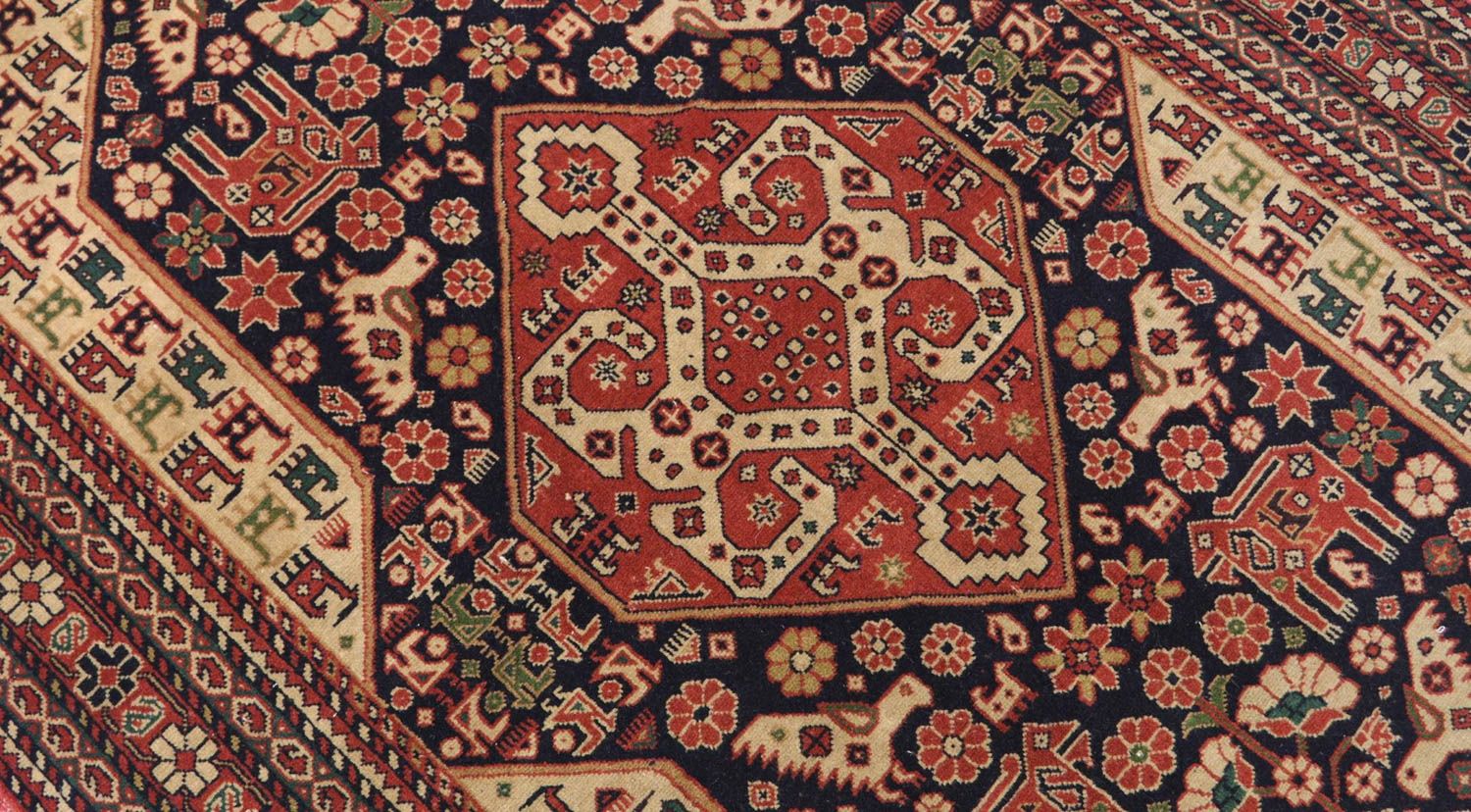 Tappeto afgano - 193 x 126 cm - rosso scuro