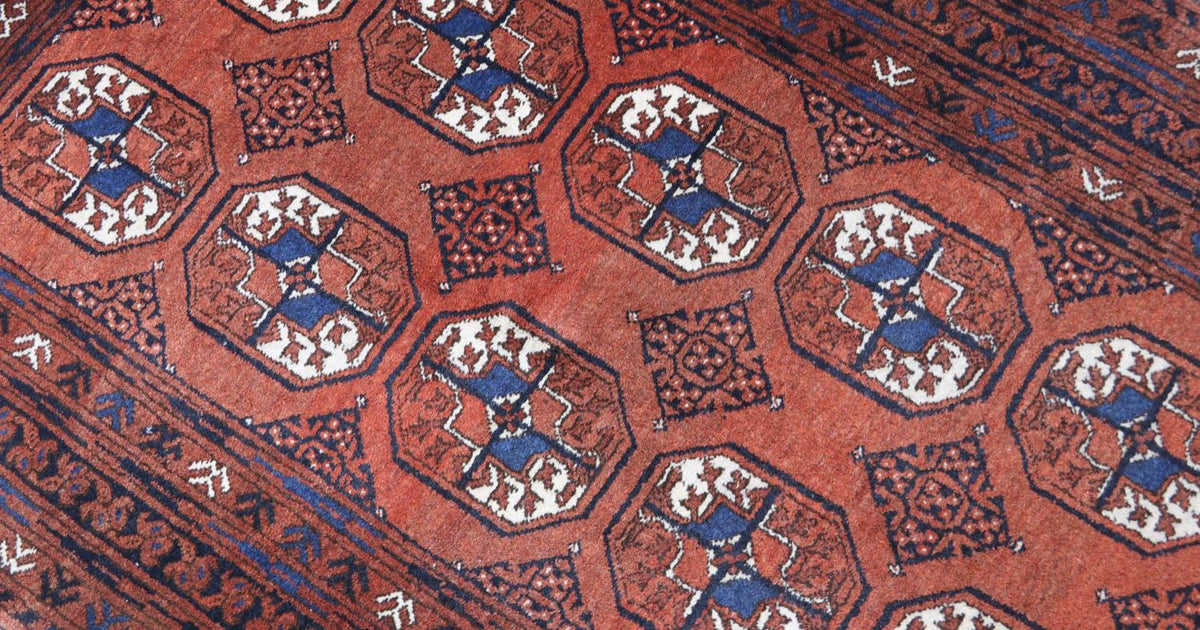 Tappeto afgano - 155 x 103 cm - rosso scuro