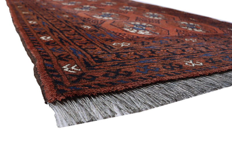 Tappeto afgano - 155 x 103 cm - rosso scuro