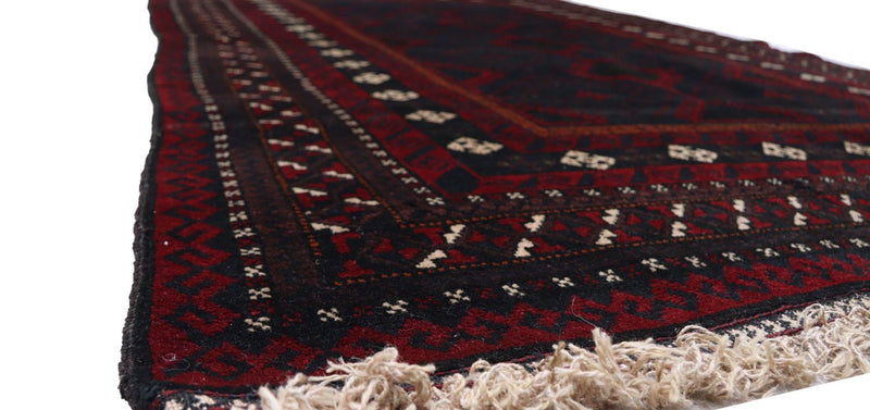 Tappeto Belutsch - 191 x 115 cm - rosso scuro