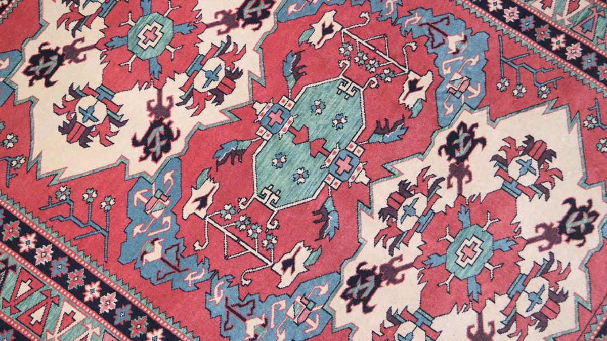 Tappeto afgano - 170 x 138 cm - rosso