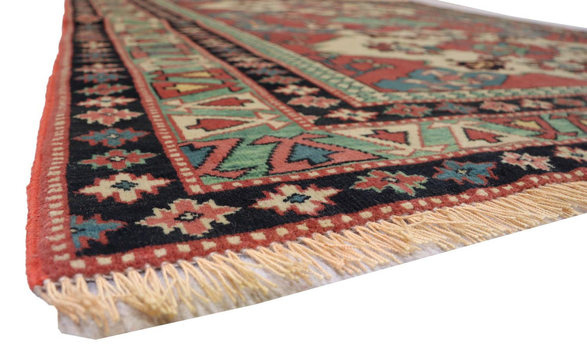 Tappeto afgano quadrato  - 145 x 135 cm - rosso