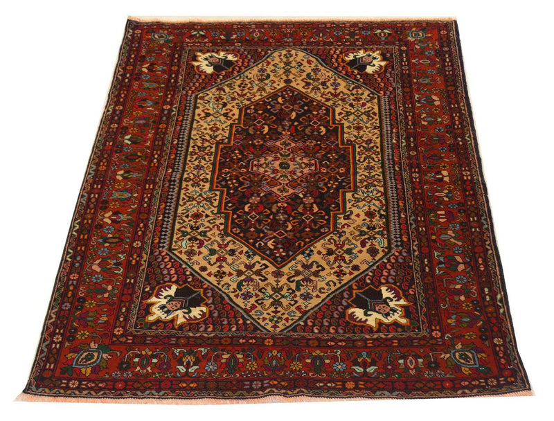 Tappeto afgano - 187 x 125 cm - rosso