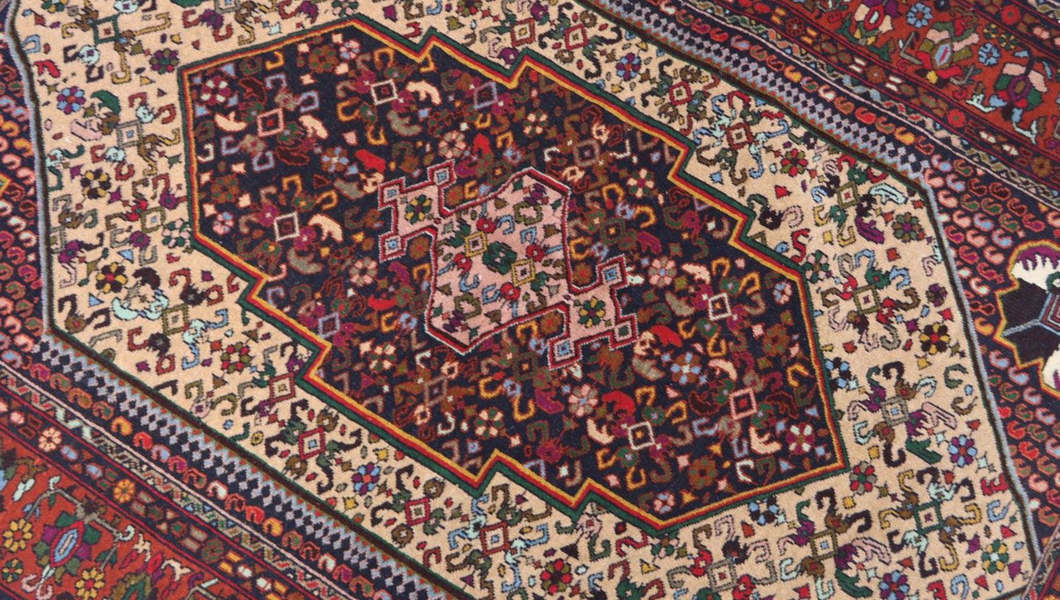 Tappeto afgano - 187 x 125 cm - rosso