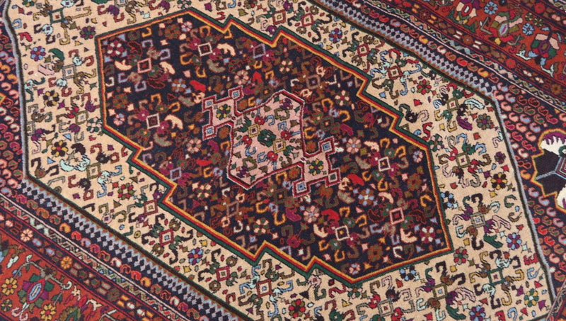 Tappeto afgano - 187 x 125 cm - rosso