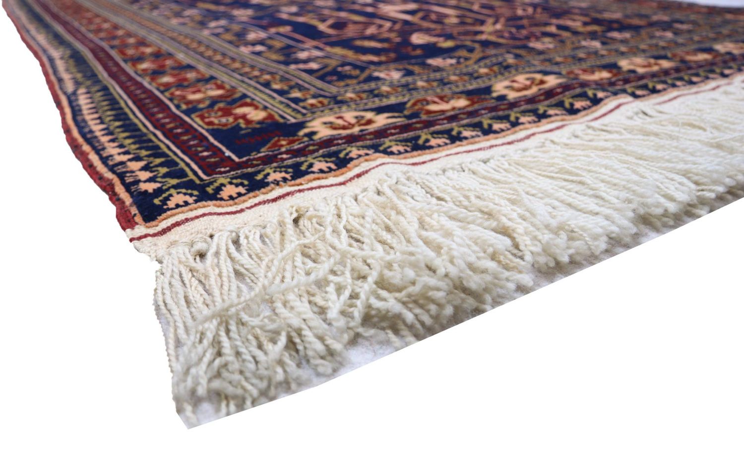 Tappeto afgano - 131 x 87 cm - blu scuro