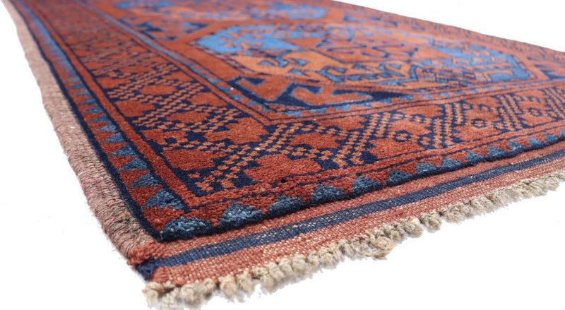 Tappeto afgano - 124 x 90 cm - rosso