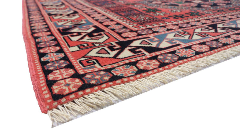 Tappeto afgano quadrato  - 153 x 134 cm - rosso