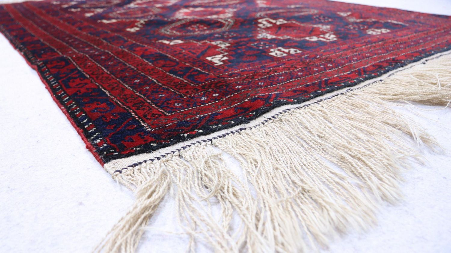 Tappeto afgano - 173 x 117 cm - rosso scuro