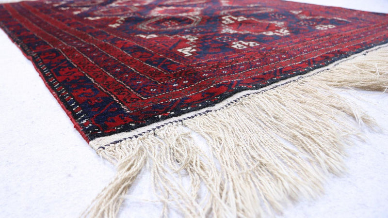 Tappeto afgano - 173 x 117 cm - rosso scuro