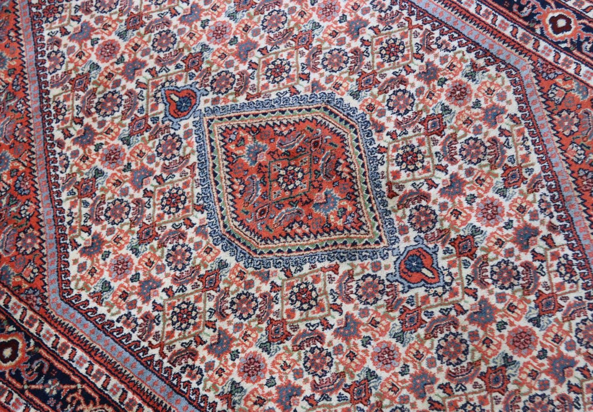 Tappeto orientale - Bidjar - Indo - 167 x 117 cm - rosso