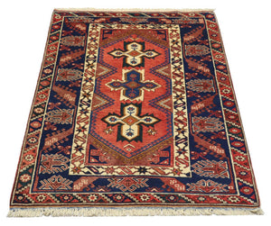 Tappeto orientale - 188 x 118 cm - ruggine