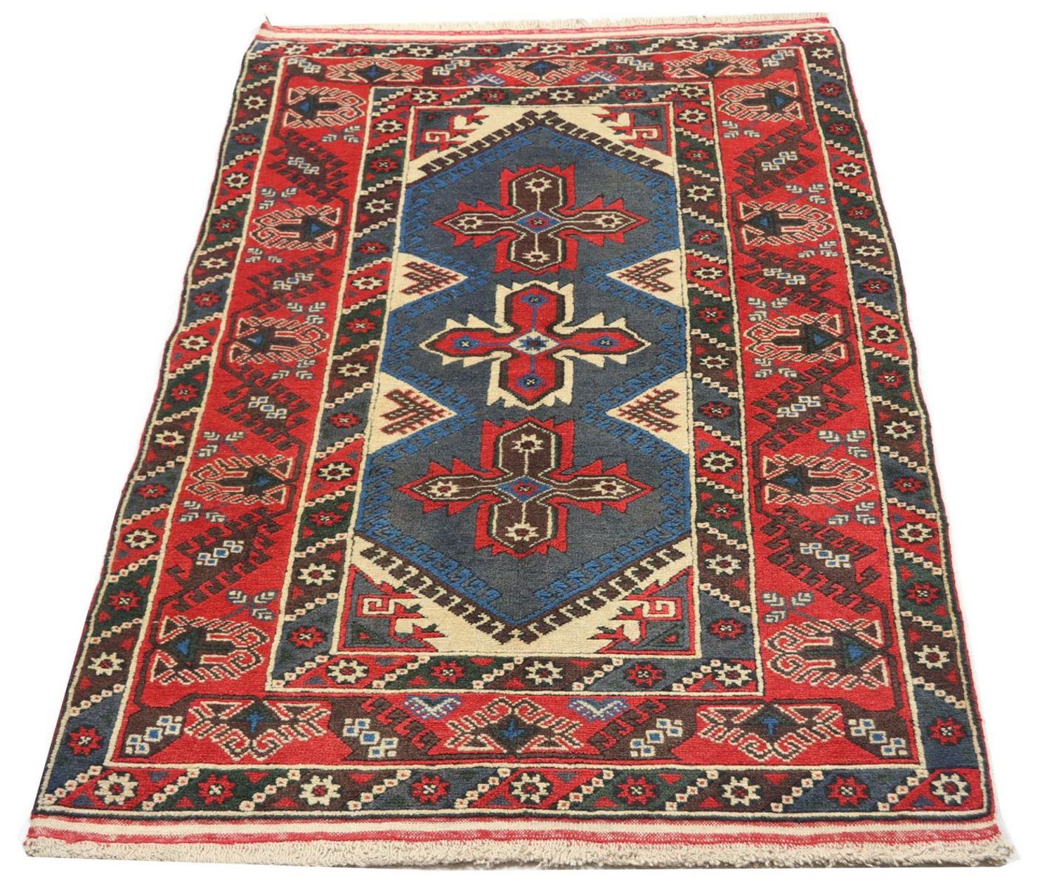 Tappeto orientale - 184 x 119 cm - rosso
