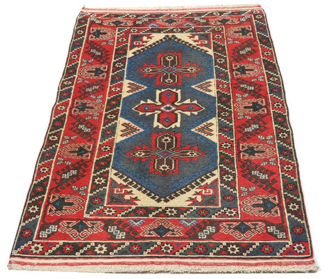 Tappeto orientale - 184 x 119 cm - rosso