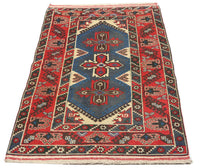 Tappeto orientale - 184 x 119 cm - rosso