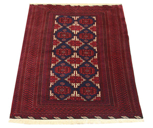 Tappeto Belutsch - 205 x 127 cm - rosso scuro