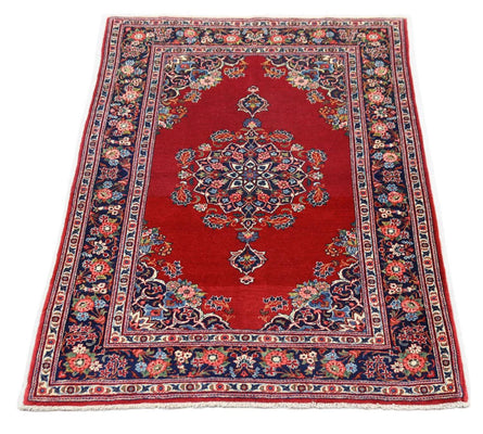 Tappeto Persero - Keshan - 154 x 101 cm - rosso