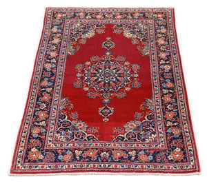 Tappeto Persero - Keshan - 154 x 101 cm - rosso