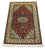 Tappeto di seta - Seta del Kashmir - 149 x 90 cm - rosso scuro