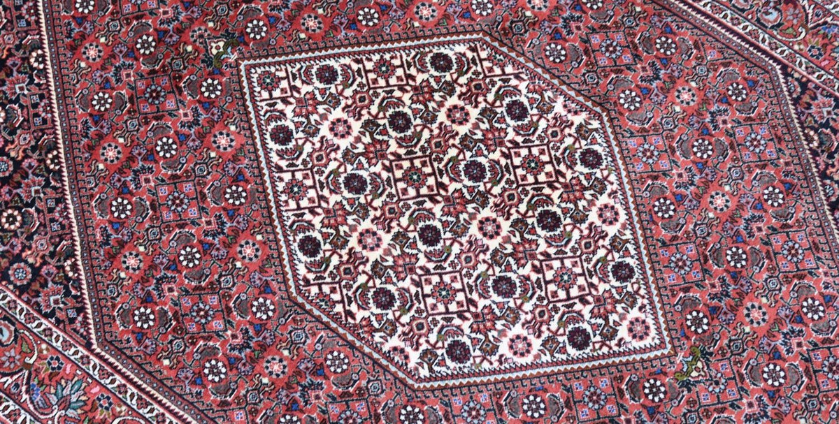 Tappeto Persero - Bidjar - 178 x 109 cm - rosso scuro