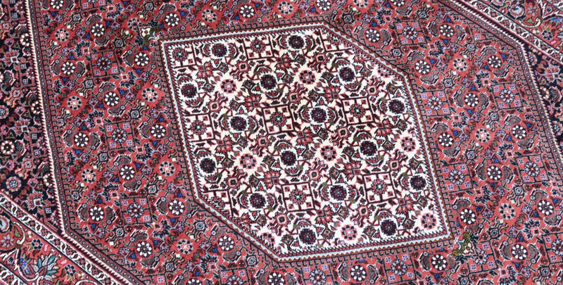 Tappeto Persero - Bidjar - 178 x 109 cm - rosso scuro