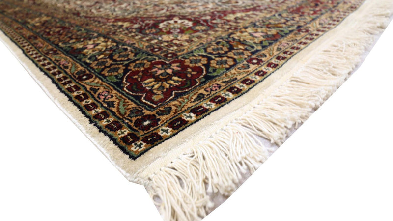 Tappeto di seta - Seta del Kashmir - 170 x 109 cm - rosso