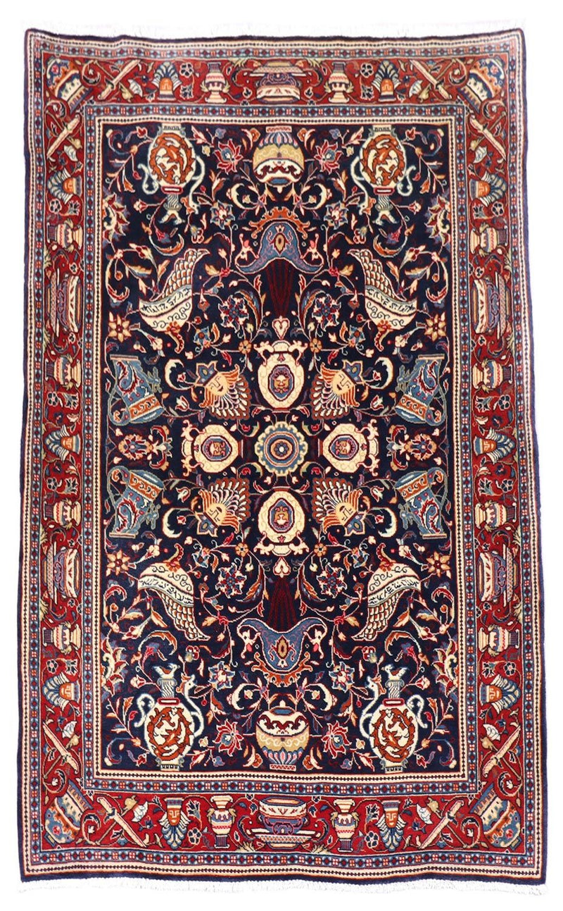 Tappeto Persero - Classico - 164 x 106 cm - blu scuro