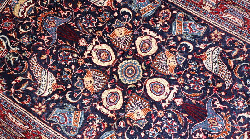Tappeto Persero - Classico - 164 x 106 cm - blu scuro