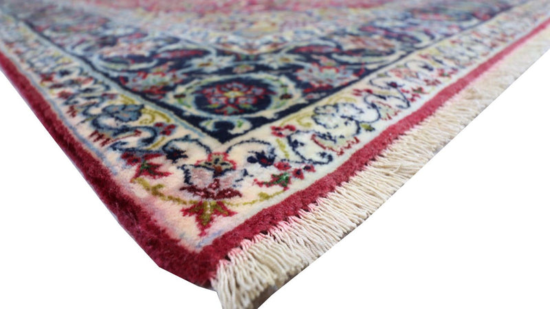 Tappeto Persero - Isfahan - Premio - 170 x 110 cm - rosso scuro